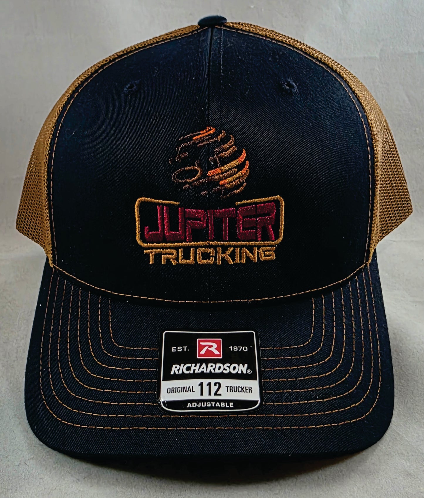 The 112 Trucker - NAVY/CARAMEL