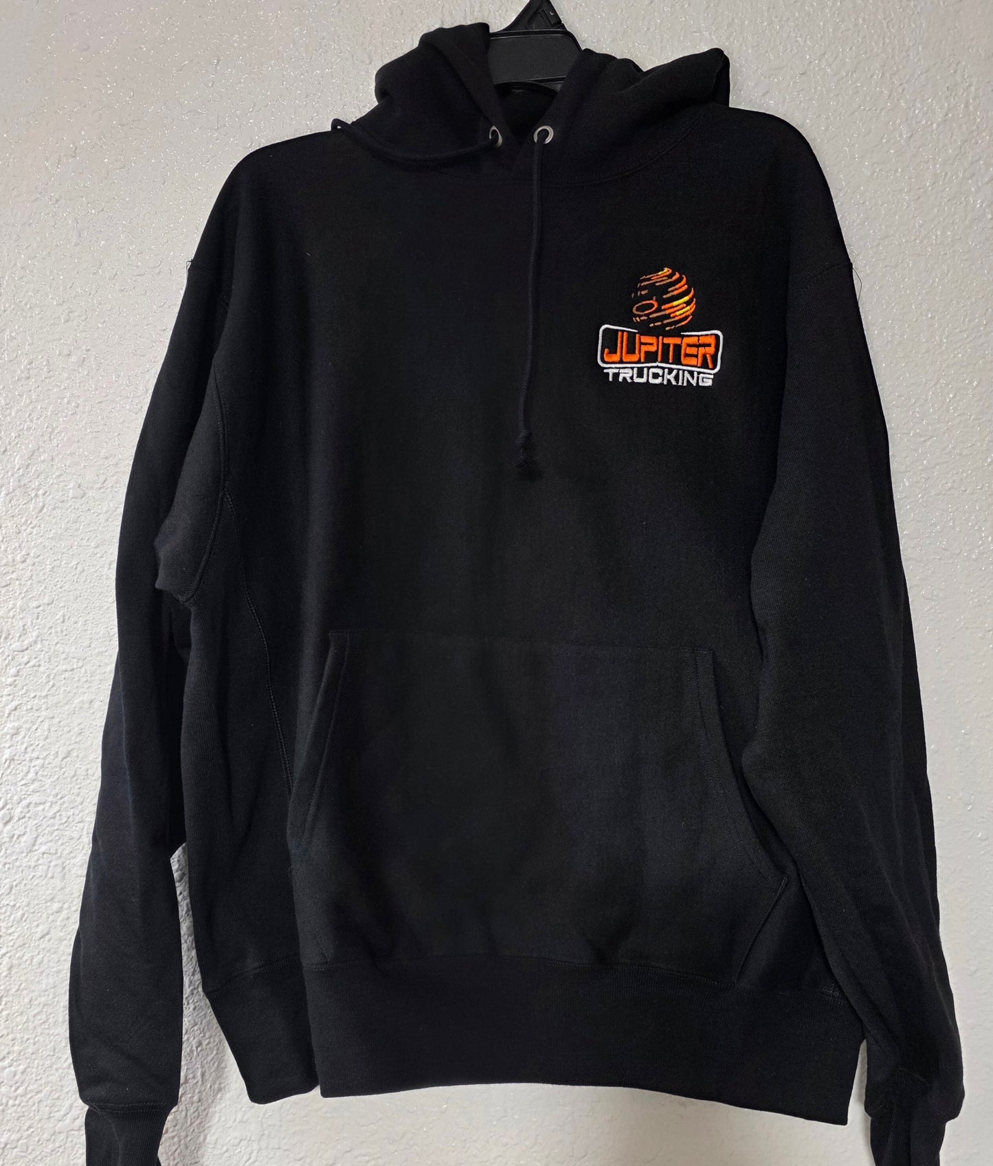 HEAVY DUTY Champion Reverse Weave Hooded Sweatshirt-Black