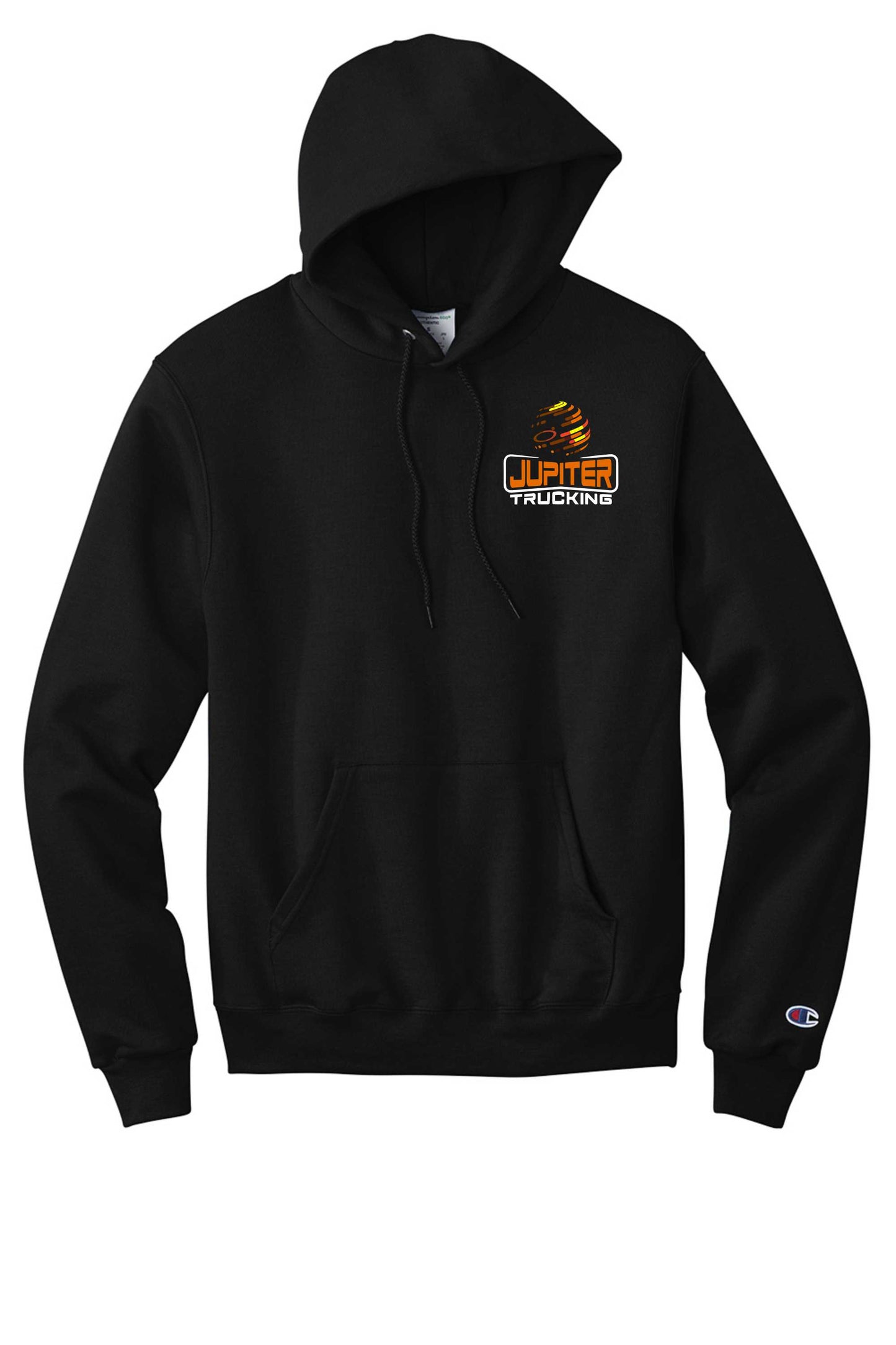 HEAVY DUTY Champion Reverse Weave Hooded Sweatshirt-Black