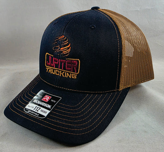 The 112 Trucker - NAVY/CARAMEL